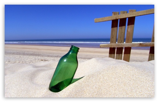 Forgotten Bottle UltraHD Wallpaper for HD 16:9 ; Widescreen 16:10 5:3 ; Fullscreen 4:3 5:4 3:2 ; Tablet 1:1 ; Mobile 3:5 3:4 ;