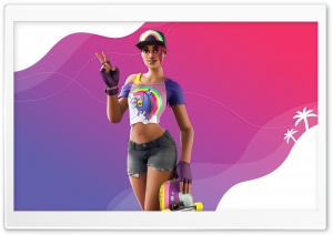 Fortnite Game Beach Bomber Skin Outfit Ultra HD Wallpaper for 4K UHD Widescreen desktop, tablet & smartphone