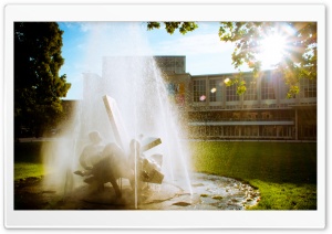 Fountain, Utrecht Ultra HD Wallpaper for 4K UHD Widescreen desktop, tablet & smartphone