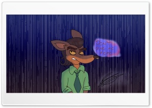 Fox In Rain Dont Give Me Hope 4K UHD Wallpaper for Widescreen and UltraWide Desktop, UltraHD TV, Smartphone, Tablet