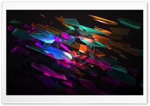 Fragments of Color 4K UHD Wallpaper for Widescreen and UltraWide Desktop, UltraHD TV, Smartphone, Tablet