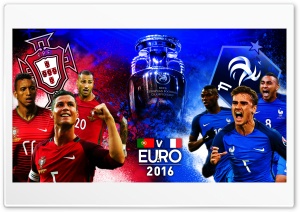 France VS Portugal EURO2016 - 2016 Ultra HD Wallpaper for 4K UHD Widescreen desktop, tablet & smartphone