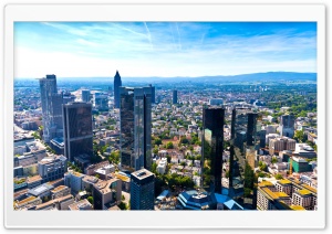 Frankfurt Panorama Ultra HD Wallpaper for 4K UHD Widescreen desktop, tablet & smartphone