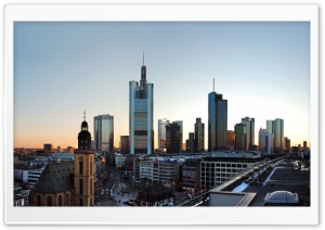 Frankfurt Skyscrapers Ultra HD Wallpaper for 4K UHD Widescreen desktop, tablet & smartphone