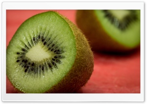 Fresh Kiwi Fruit cut in half Ultra HD Wallpaper for 4K UHD Widescreen desktop, tablet & smartphone