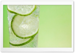 Fresh Lemonade with Lime Ultra HD Wallpaper for 4K UHD Widescreen desktop, tablet & smartphone