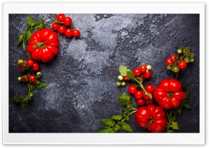 Fresh Red Tomatoes Ultra HD Wallpaper for 4K UHD Widescreen desktop, tablet & smartphone