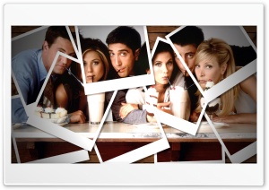 Friends Polaroid Collage Ultra HD Wallpaper for 4K UHD Widescreen desktop, tablet & smartphone