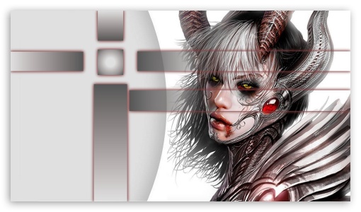 frightening angel 646 UltraHD Wallpaper for HD 16:9 ;