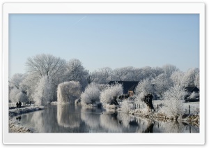Frosty Landscape Ultra HD Wallpaper for 4K UHD Widescreen desktop, tablet & smartphone