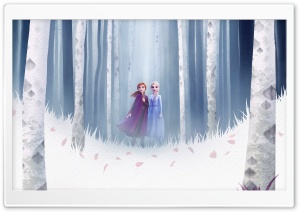 Frozen 2 Elsa the Snow Queen and Anna Ultra HD Wallpaper for 4K UHD Widescreen desktop, tablet & smartphone