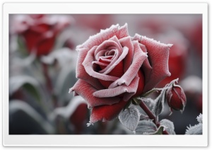 Frozen Flower Winter Ultra HD Wallpaper for 4K UHD Widescreen desktop, tablet & smartphone
