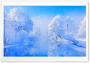 Frozen Winter Landscape Ultra HD Wallpaper for 4K UHD Widescreen desktop, tablet & smartphone