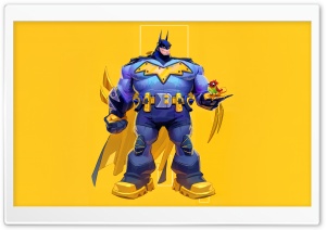 Funk Batman Yellow Background 4K UHD Wallpaper for Widescreen and UltraWide Desktop, UltraHD TV, Smartphone, Tablet