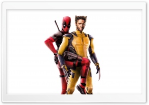 Funny Deadpool 3 2024 Movie with Wolverine Ultra HD Wallpaper for 4K UHD Widescreen desktop, tablet & smartphone