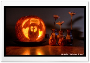 Funny Halloween Pumpkin Ultra HD Wallpaper for 4K UHD Widescreen desktop, tablet & smartphone