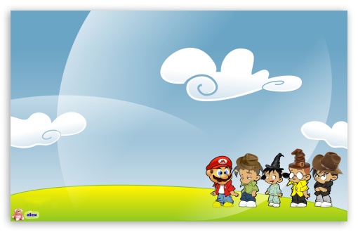 Funny Mario UltraHD Wallpaper for Widescreen 16:10 ;