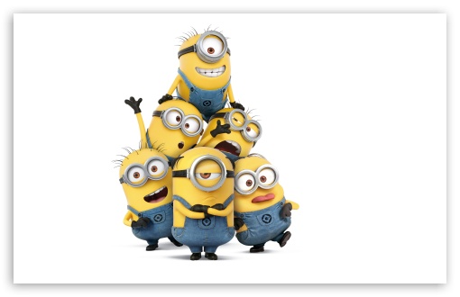 Funny Minions UltraHD Wallpaper for UHD 16:9 ; HD 16:9 ; UltraWide 21:9 24:10 ; Widescreen 16:10 5:3 ; Fullscreen 4:3 5:4 3:2 ; Tablet 1:1 ; Mobile 9:16 10:16 2:3 3:5 3:4 ;