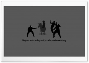 Funny Ninjas Ultra HD Wallpaper for 4K UHD Widescreen desktop, tablet & smartphone