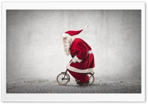 Funny Santa Claus Ultra HD Wallpaper for 4K UHD Widescreen desktop, tablet & smartphone