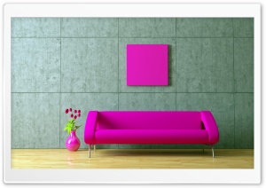 Fuschia Couch Ultra HD Wallpaper for 4K UHD Widescreen desktop, tablet & smartphone
