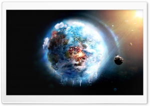 Futuristic Outer Space View Ultra HD Wallpaper for 4K UHD Widescreen desktop, tablet & smartphone