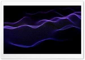 Futuristic Purple Wave Soundscape 4K UHD Wallpaper for Widescreen and UltraWide Desktop, UltraHD TV, Smartphone, Tablet
