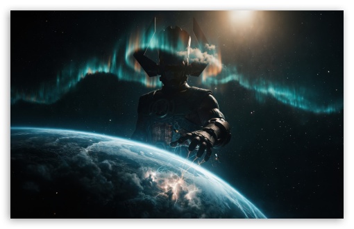 Galactus Over Earth UltraHD Wallpaper for UHD 16:9 ; HD 16:9 ; UltraWide 21:9 24:10 32:9 32:10 ; Widescreen 16:10 5:3 ; Fullscreen 4:3 5:4 3:2 ; Tablet 1:1 ; Mobile 9:16 9:19.5 9:20 9:21 9:22 10:16 2:3 3:5 3:4 ; Dual 16:10 5:3 16:9 4:3 5:4 ;