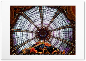 Galeries Lafayette, Paris 4K UHD Wallpaper for Widescreen and UltraWide Desktop, UltraHD TV, Smartphone, Tablet
