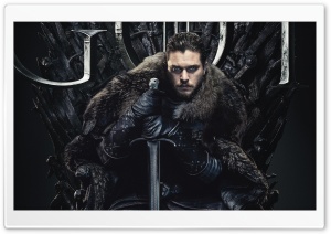 Game of Thrones Season 8 2019 Jon Snow - Kit Harington Ultra HD Wallpaper for 4K UHD Widescreen desktop, tablet & smartphone