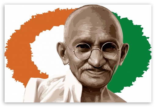 Gandhi JI Ultra HD Desktop Background Wallpaper for