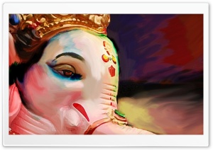 ganesha 4K UHD Wallpaper for Widescreen and UltraWide Desktop, UltraHD TV, Smartphone, Tablet