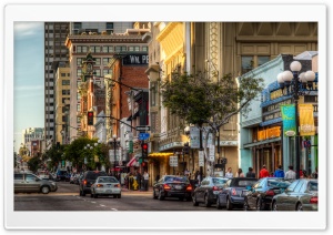 Gaslamp 5th Avenue Ultra HD Wallpaper for 4K UHD Widescreen desktop, tablet & smartphone