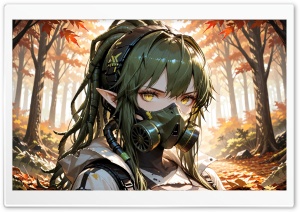 Gavial Character Art - Arknights RPG 4K UHD Wallpaper for Widescreen and UltraWide Desktop, UltraHD TV, Smartphone, Tablet