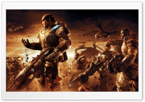 Gears Of War Game Battle Ultra HD Wallpaper for 4K UHD Widescreen desktop, tablet & smartphone