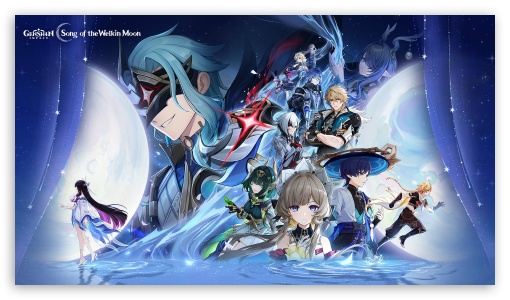 Genshin Impact Song of the Welkin Moon Postlude UltraHD Wallpaper for HD 16:9 ;