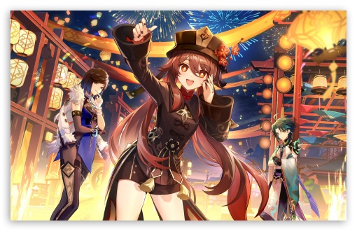 Genshin Impact Version 3, Lantern Rite, Hu Tao UltraHD Wallpaper for UHD 16:9 ; HD 16:9 ; UltraWide 21:9 24:10 32:9 32:10 ; Widescreen 16:10 5:3 ; Fullscreen 4:3 5:4 3:2 ; Tablet 1:1 ; Mobile 9:16 9:19.5 9:20 10:16 2:3 3:5 3:4 ; Dual 16:10 16:9 4:3 5:4 3:2 ;