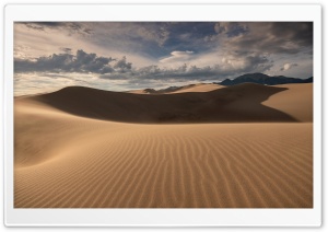 Gentle Wind Over the Desert Dunes 4K UHD Wallpaper for Widescreen and UltraWide Desktop, UltraHD TV, Smartphone, Tablet