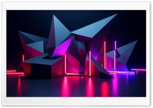 Geometric Figures 4K UHD Wallpaper for Widescreen and UltraWide Desktop, UltraHD TV, Smartphone, Tablet