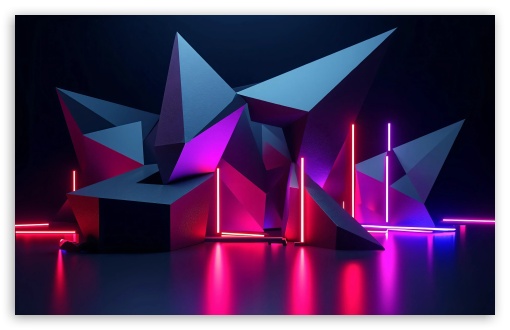 Geometric Figures UltraHD Wallpaper for Widescreen 16:10 ;