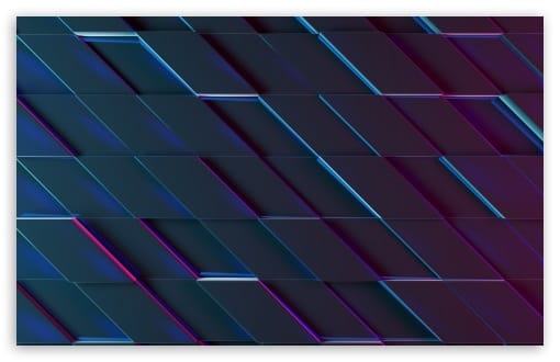 Geometric Rectangles with Neon Purple and Blue Lighting UltraHD Wallpaper for UHD 16:9 ; HD 16:9 ; UltraWide 21:9 24:10 32:9 32:10 ; Widescreen 16:10 ; Tablet 1:1 ; Mobile 9:16 9:19.5 9:20 ; Dual 16:10 16:9 ;