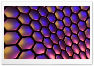 Geometrical Hexagons Ultra HD Wallpaper for 4K UHD Widescreen desktop, tablet & smartphone