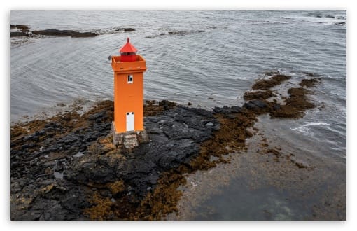 Gerdistangaviti Lighthouse, Iceland UltraHD Wallpaper for UHD 16:9 ; HD 16:9 ; UltraWide 21:9 24:10 ; Widescreen 16:10 ; Tablet 1:1 ; Mobile 9:16 9:19.5 9:20 9:21 9:22 ;