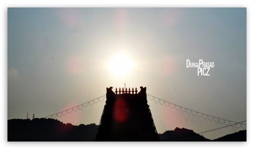ghopuram at thirumala UltraHD Wallpaper for UHD 16:9 ; HD 16:9 ;