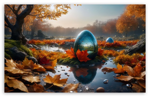 Giant Eggs, Landscape, Autumn UltraHD Wallpaper for UHD 16:9 ; HD 16:9 ; UltraWide 21:9 24:10 ; Widescreen 16:10 5:3 ; Fullscreen 4:3 5:4 3:2 ; Tablet 1:1 ; Mobile 9:16 9:19.5 9:20 9:21 10:16 2:3 3:5 3:4 ;