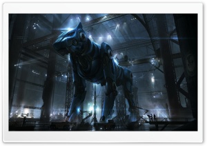 Giant Robot Dog Ultra HD Wallpaper for 4K UHD Widescreen desktop, tablet & smartphone