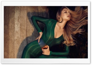 Gigi Hadid Green Jumpsuit Ultra HD Wallpaper for 4K UHD Widescreen desktop, tablet & smartphone