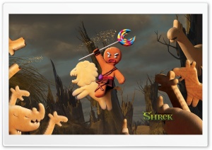 Gingerbread Man, Shrek The Final Chapter Ultra HD Wallpaper for 4K UHD Widescreen desktop, tablet & smartphone