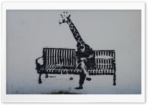 Giraffe Graffiti Ultra HD Wallpaper for 4K UHD Widescreen desktop, tablet & smartphone