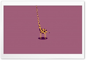Giraffe Vector Art Ultra HD Wallpaper for 4K UHD Widescreen desktop, tablet & smartphone